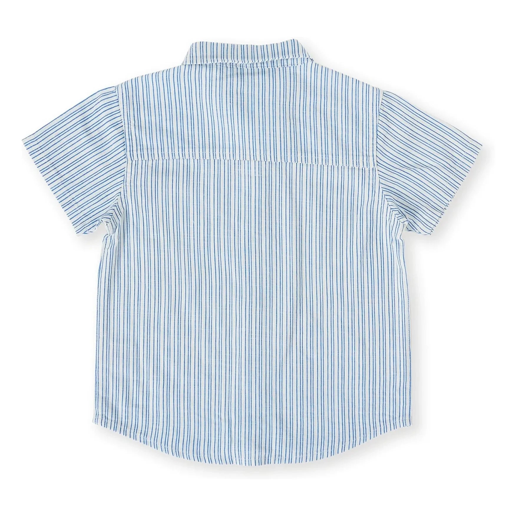 Goldie + Ace - Gestreiftes Hemd | Blau