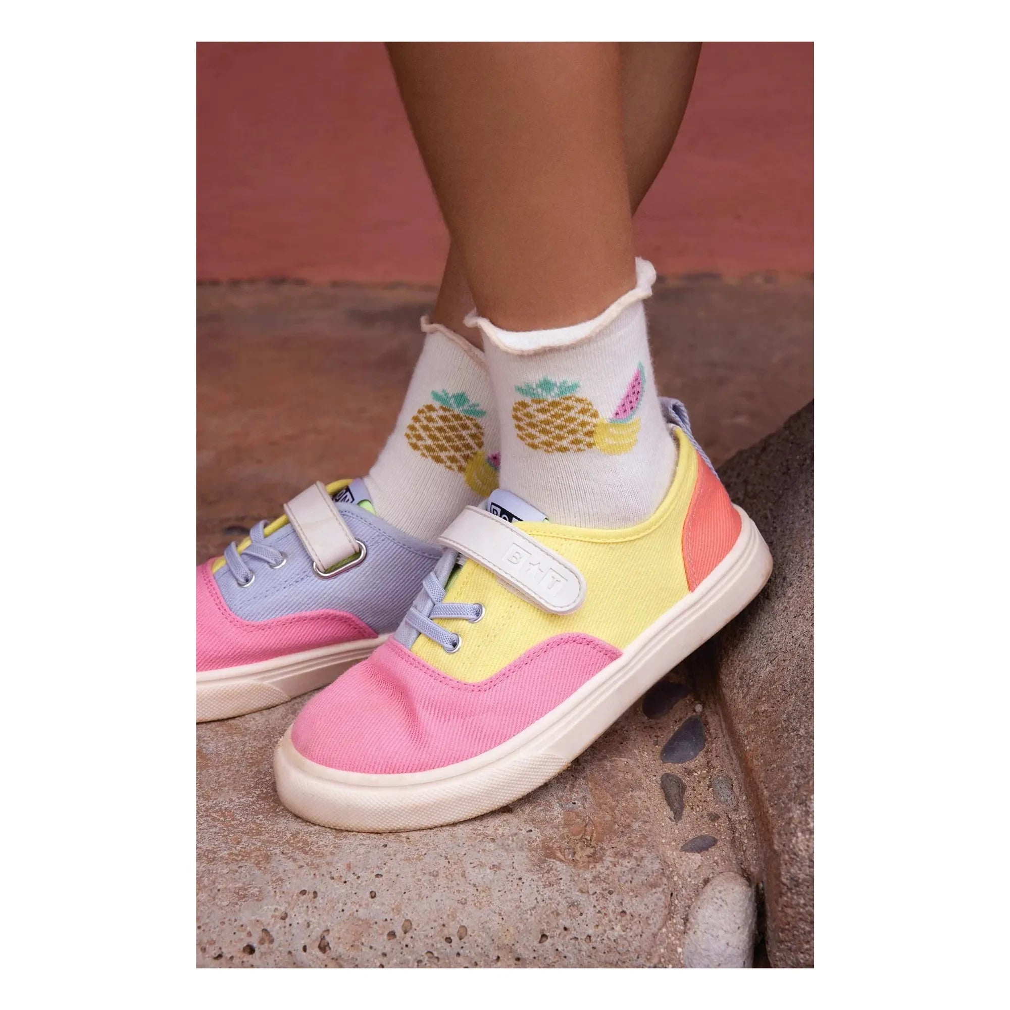 Bonton - Board Easy Sneaker mit Schnürsenkeln | Candy Pink