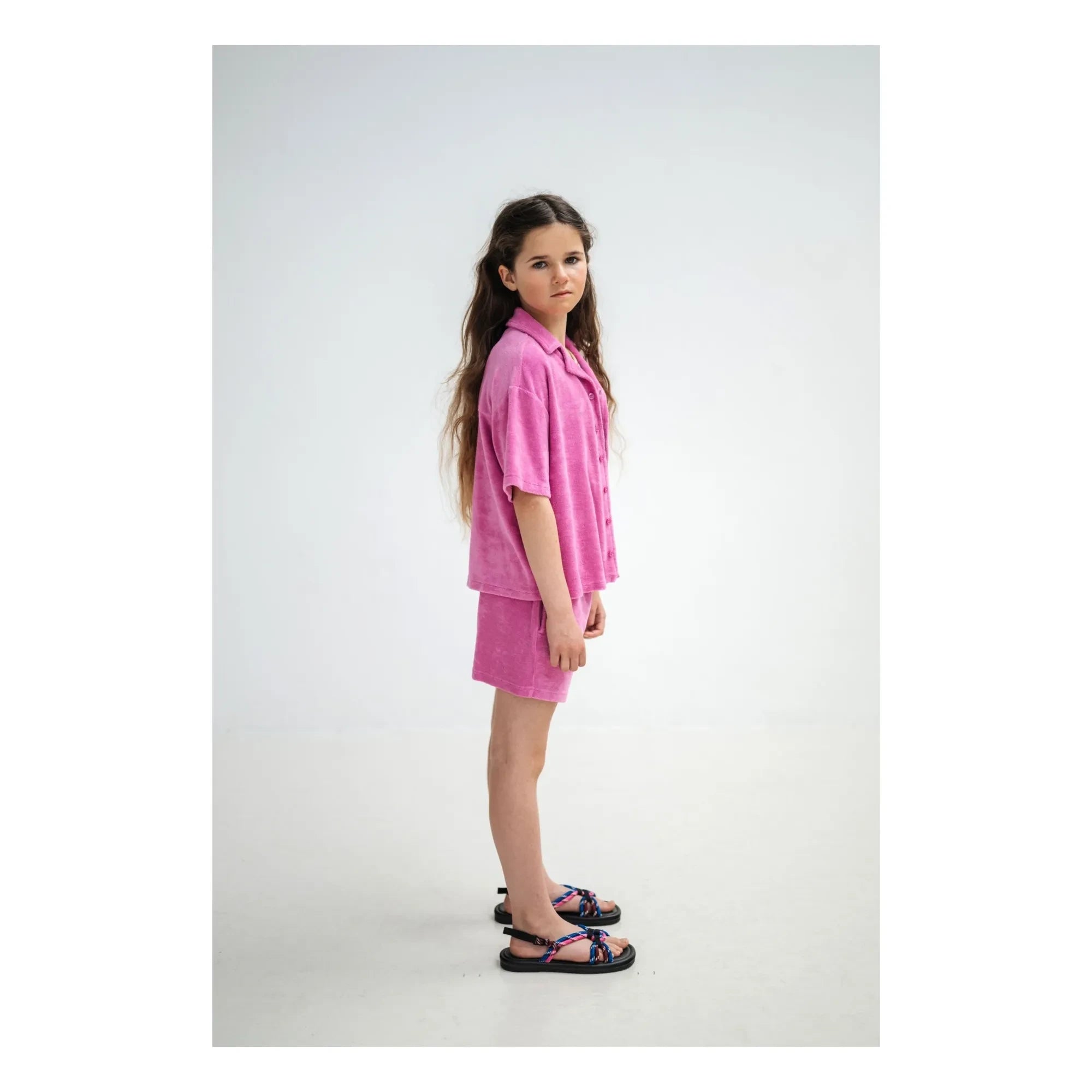 Repose AMS - Bio-Baumwoll-Frotteeshorts | Rosa