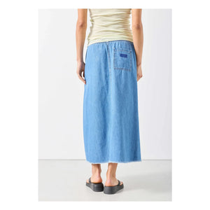American Vintage - Izeway Baumwollrock | Blau