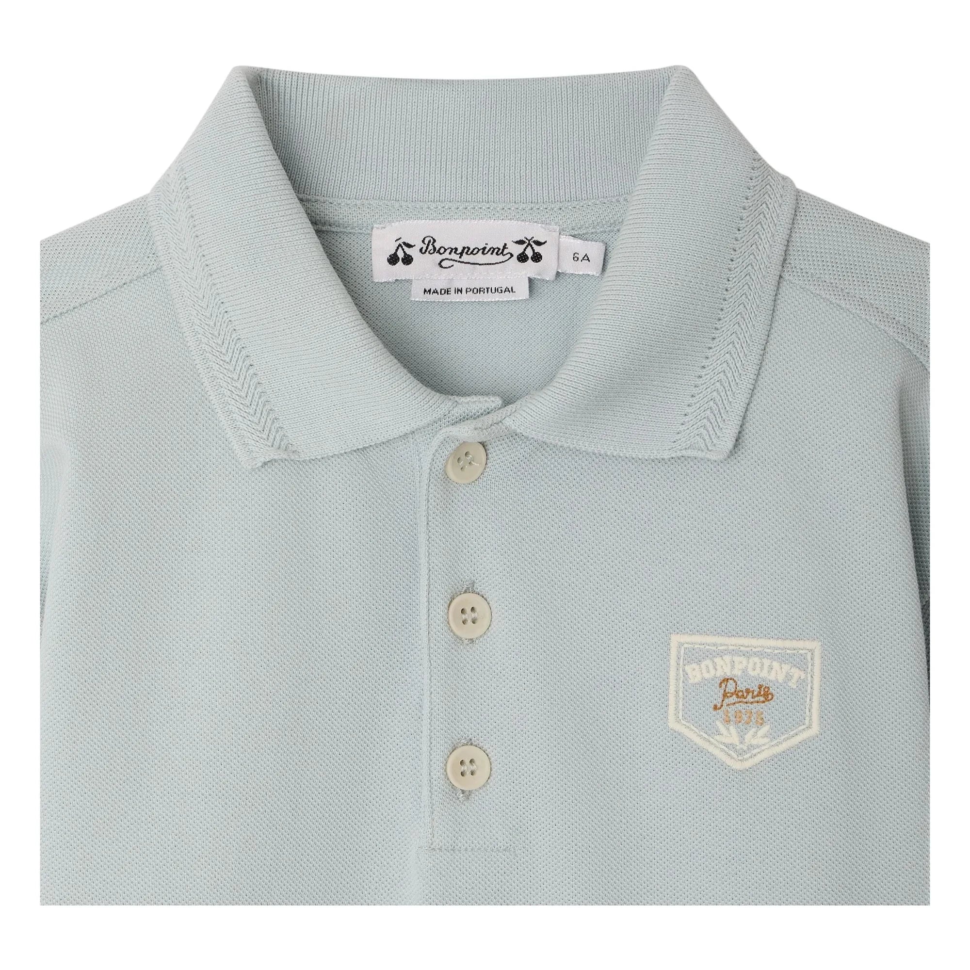 Bonpoint - Lorris Poloshirt aus Bio-Baumwolle | Hellblau