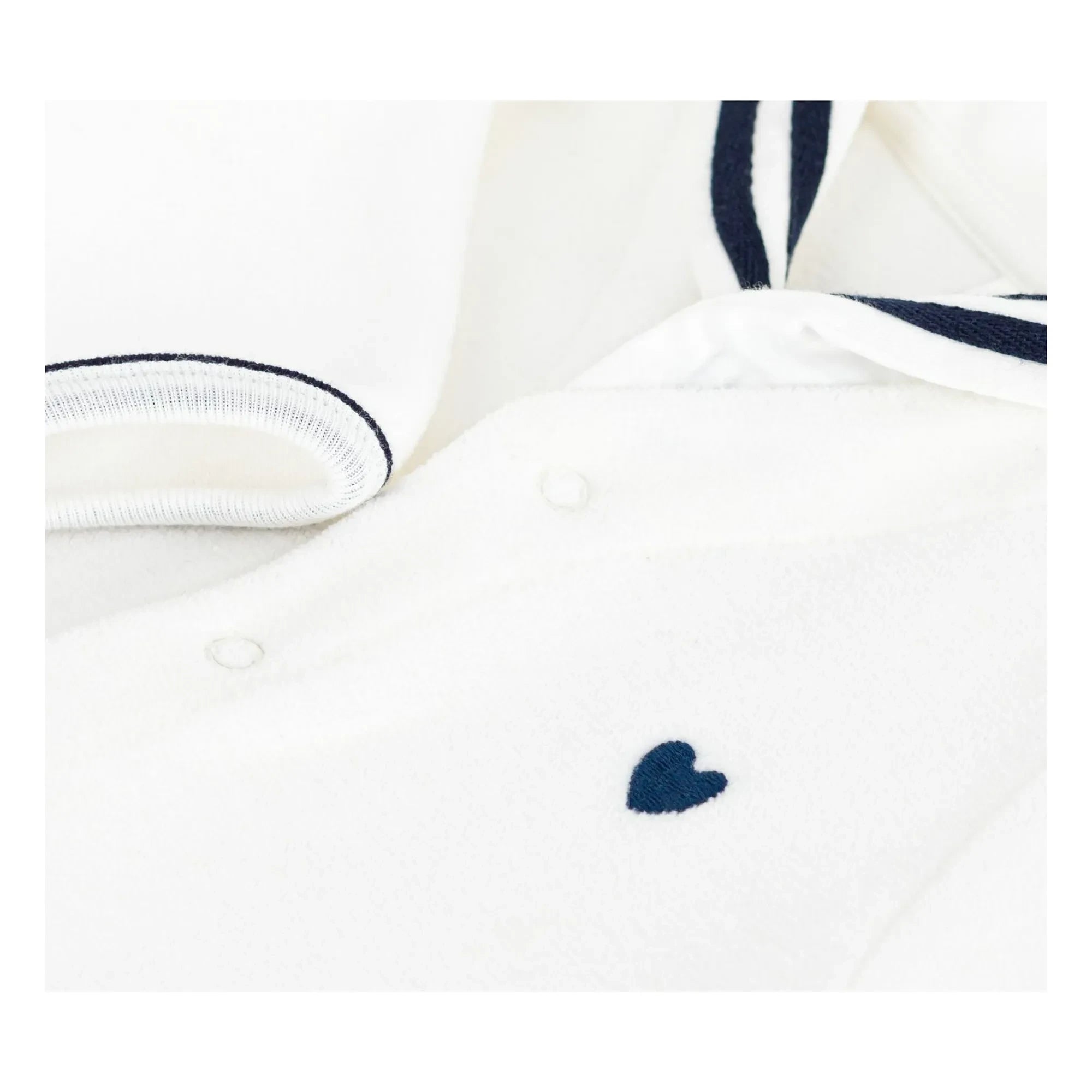 Petit Bateau - Strampler Hemdkragen | Weiß