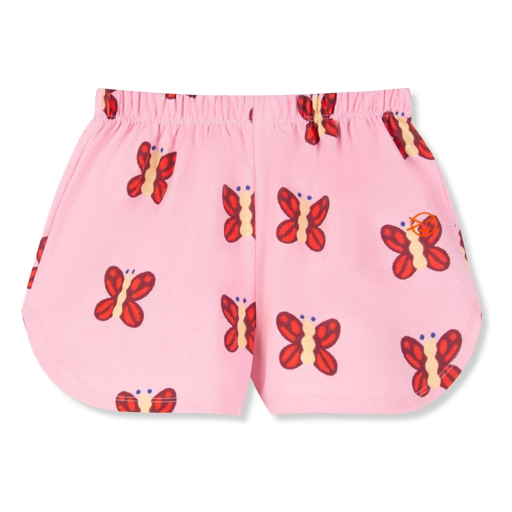 Wynken - Bio-Baumwoll-Shorts mit Schmetterling | Rosa
