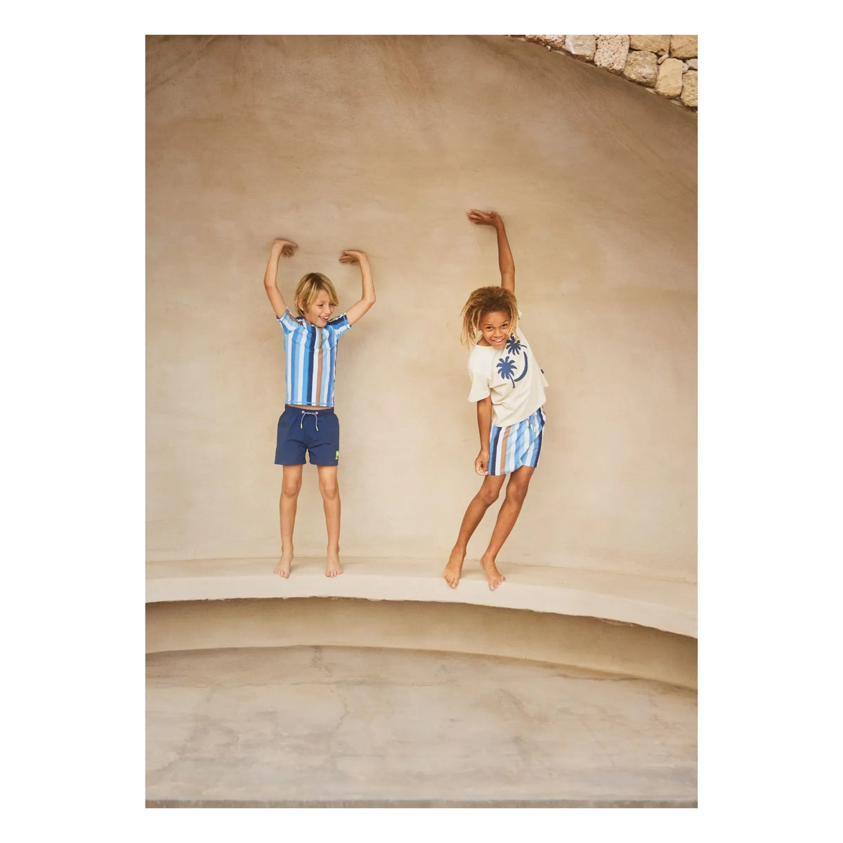 Molo - Rame Palm Smile T-Shirt | Ecru