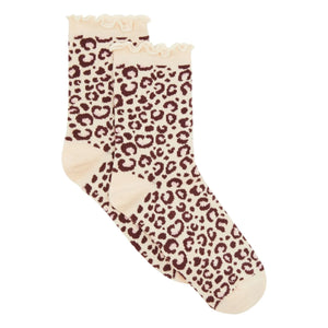 Hundred Pieces - KLASSISCHE LEOPARDEN-SOCKEN | Hellbraun