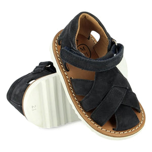 Pom d'Api - Waff Cross Nubuck Sandalen | Marine