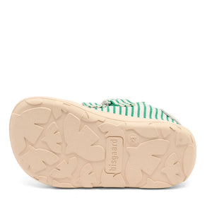 bisgaard - Gestreifter Sneaker mit Kratzdetails | Grün