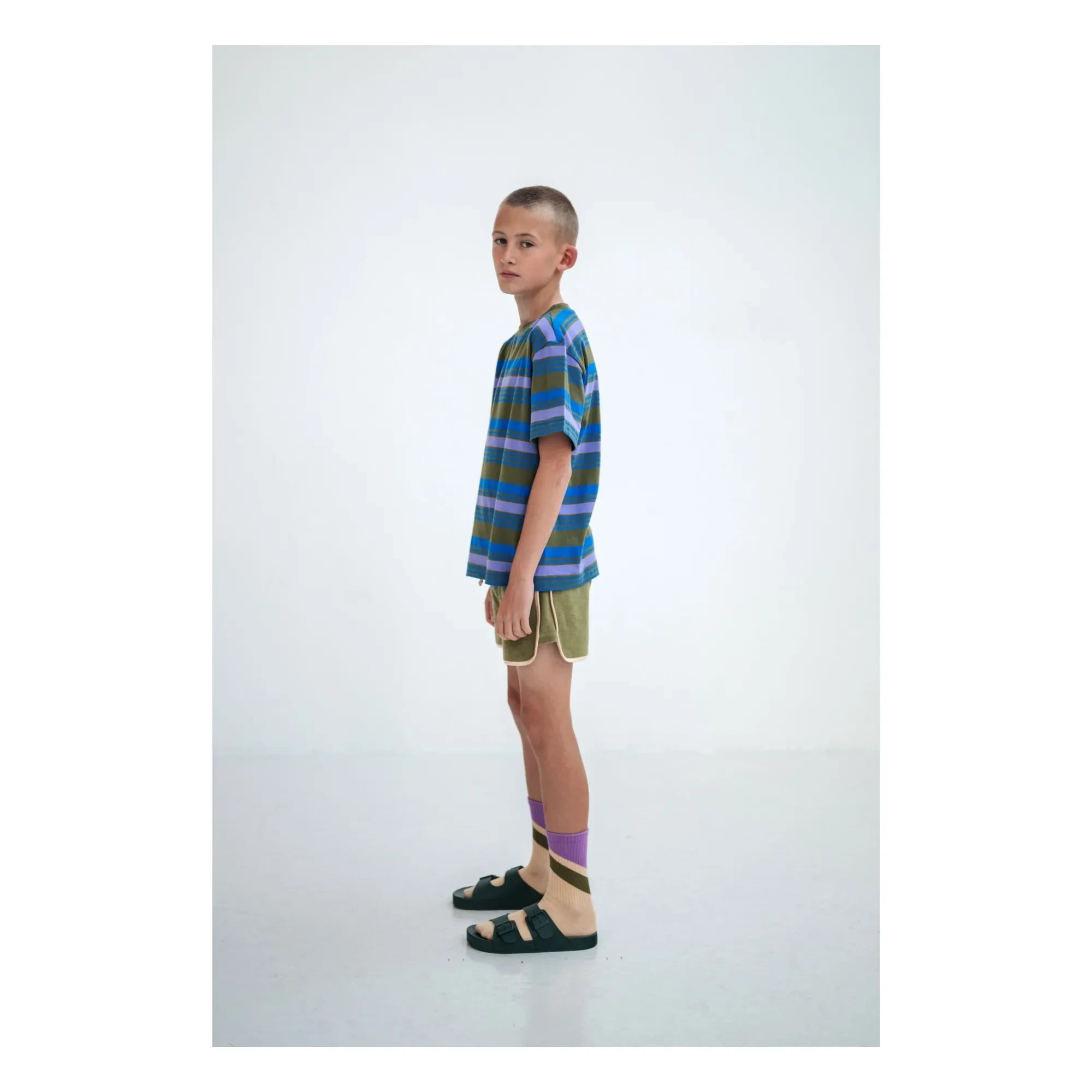 Repose AMS - Jogger Shorts aus Bio-Baumwolle | Khaki