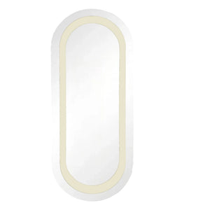 Gabrielle Paris - Victor Spiegel aus poliertem Holz | Creme
