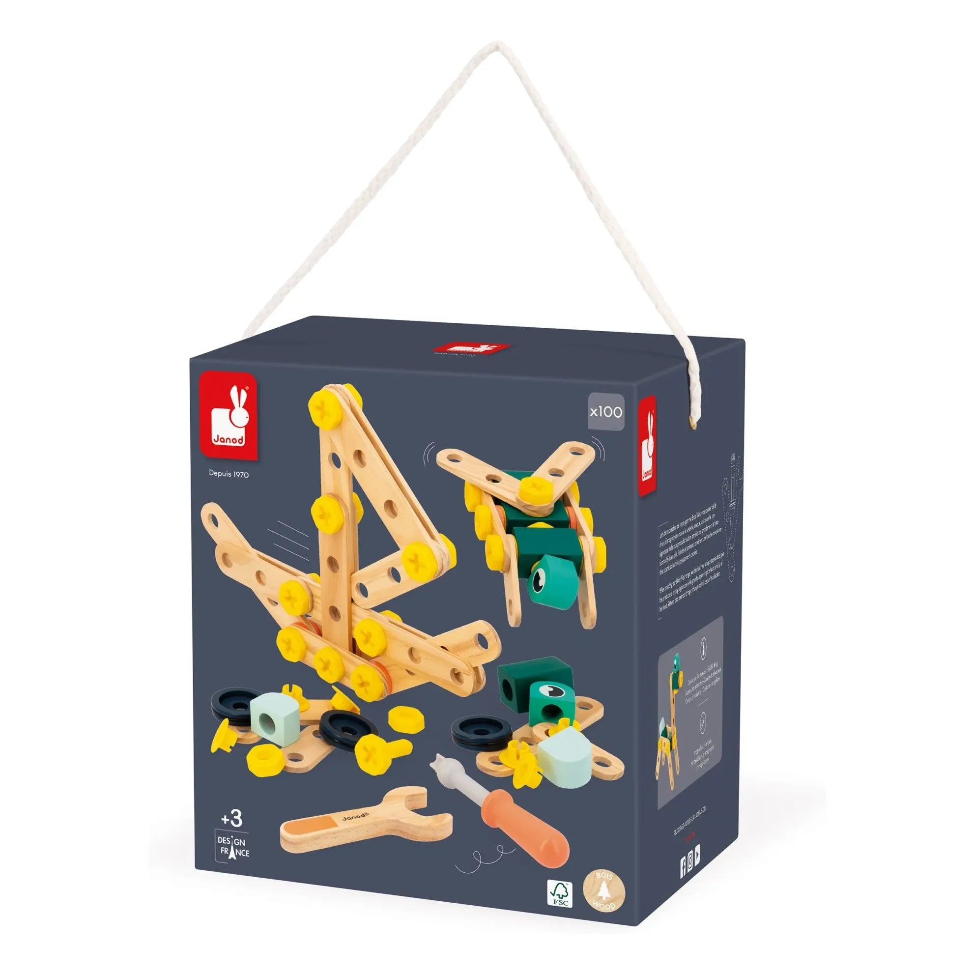 Janod - Brico'Kids Fass - 100-teilig