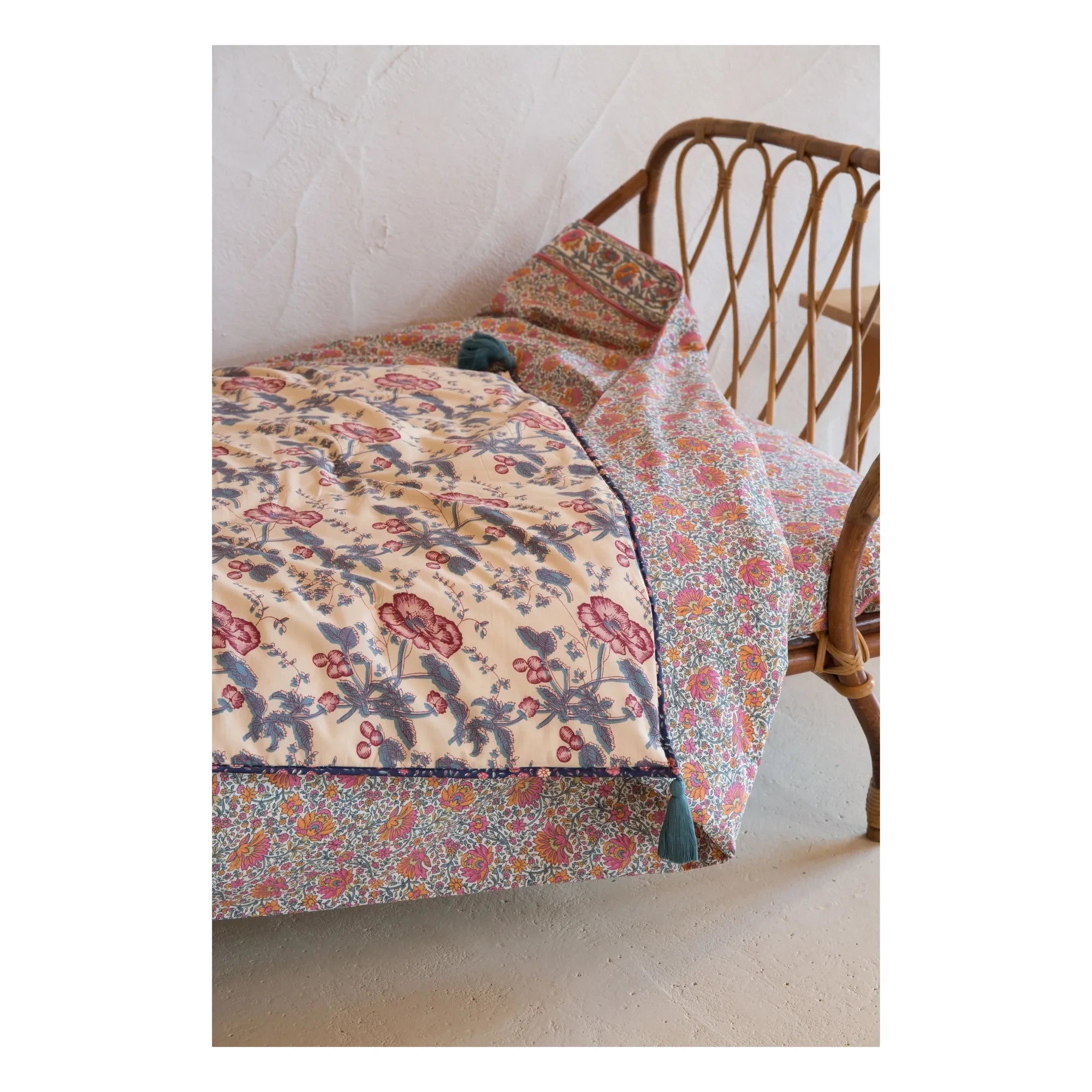 Louise Misha - Enoha Bio-Baumwolldecke | Creme