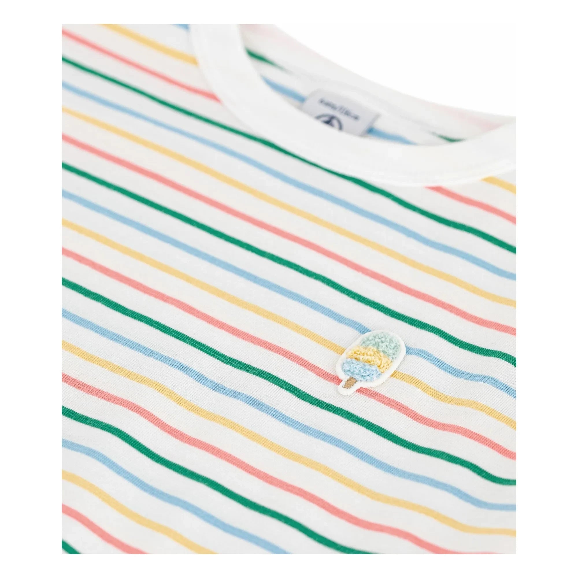 Petit Bateau – Gestreiftes T-Shirt | Gelb