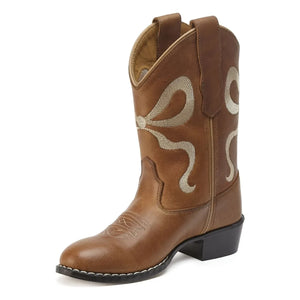 Bootstock - Santiags Bow Leder | Braun