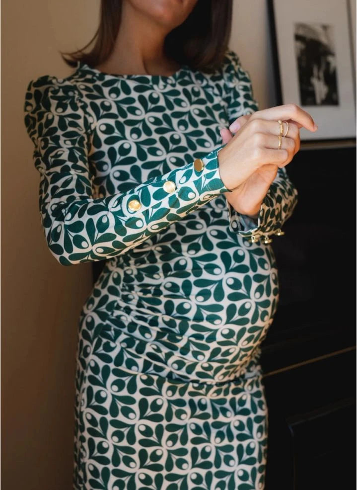 Paloma Collection - Thelma Sintra Umstandskleid | Grün