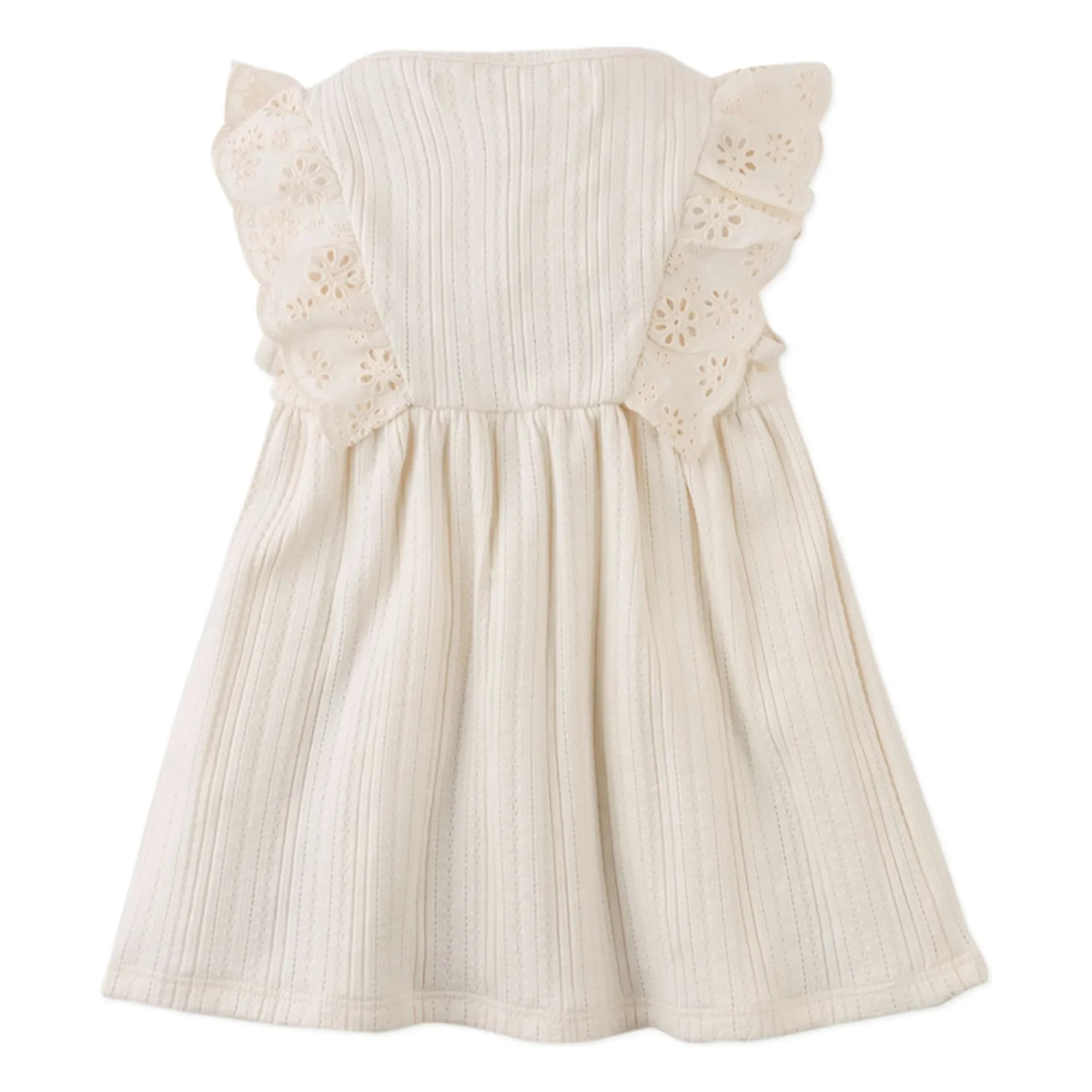 Gingersnaps - Elowyn Besticktes Rüschenkleid | Ecru
