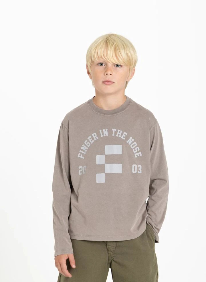 Finger in der Nase - Sako Finger 2003 Bio-Baumwoll T-Shirt | Grau
