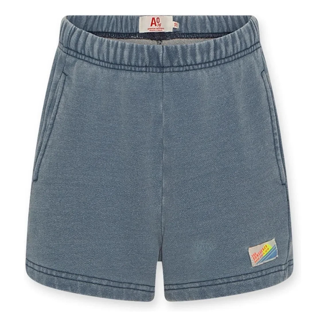 AO76 - Rami-Shorts aus recycelter Baumwolle | Graublau