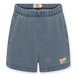 AO76 - Rami-Shorts aus recycelter Baumwolle | Graublau