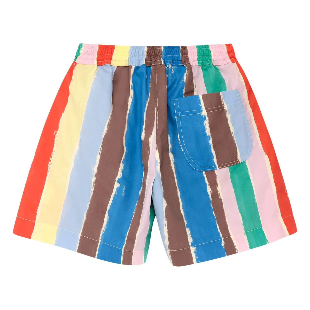 True Artist - Gestreifte Shorts | Blau