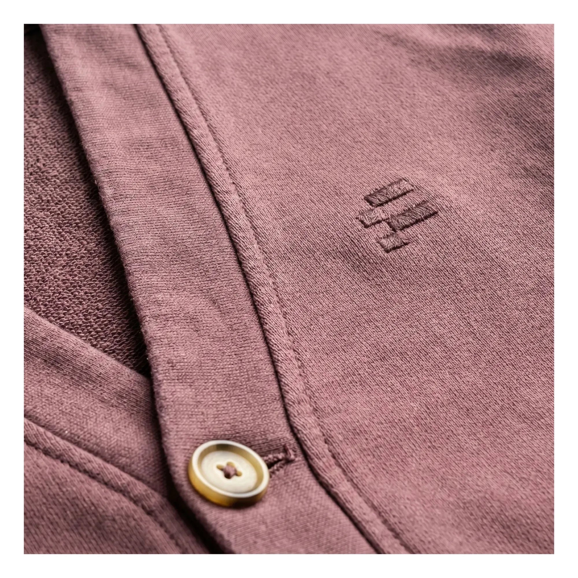 Finger in the nose - Lars Bio-Baumwoll-Strickjacke | Dunkellila