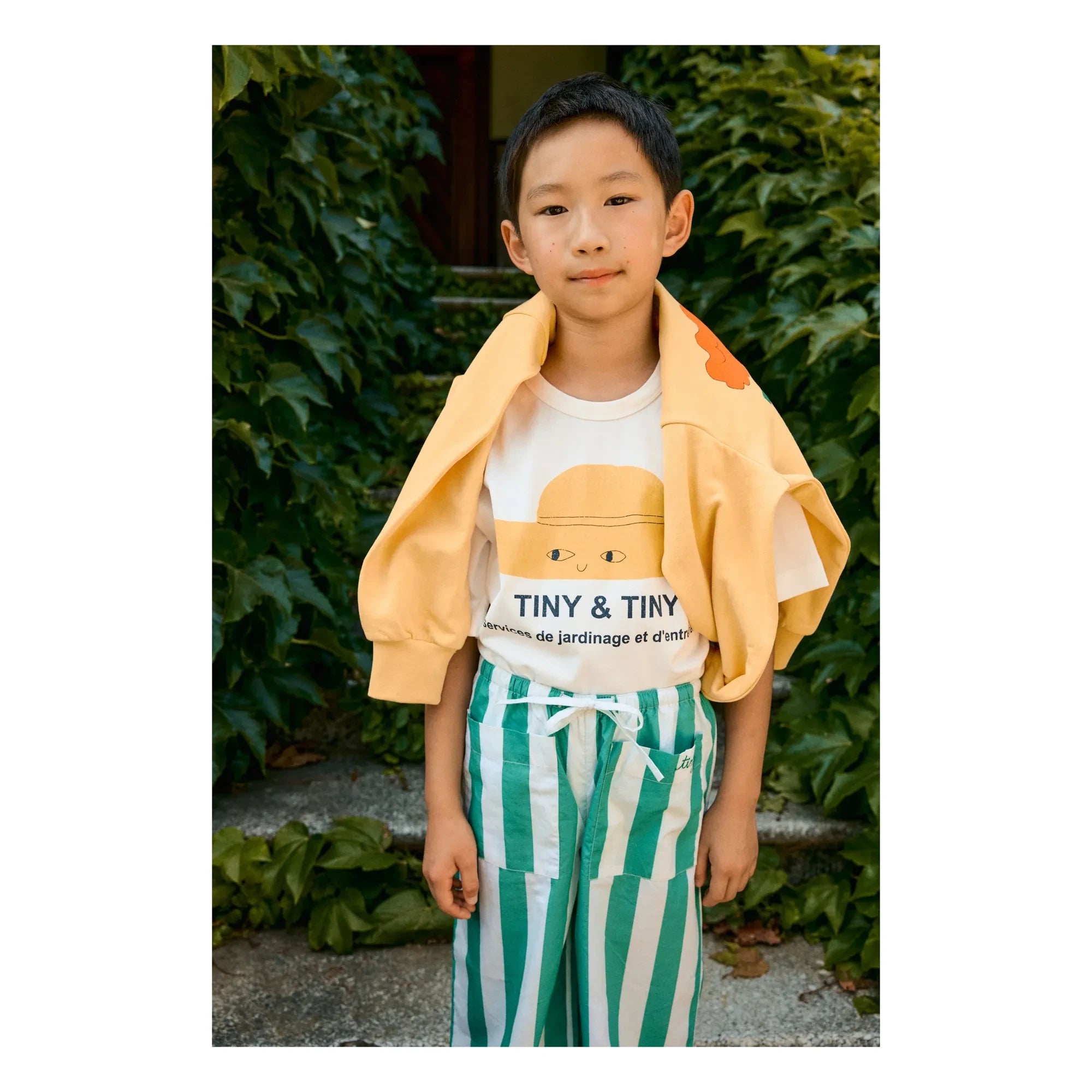Tinycottons - T-Shirt aus Bio-Baumwolle mit Tiny & Tiny-Motiv | Weiß