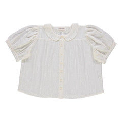 Poudre Organic - Ambre Spitzenbluse | Ecru