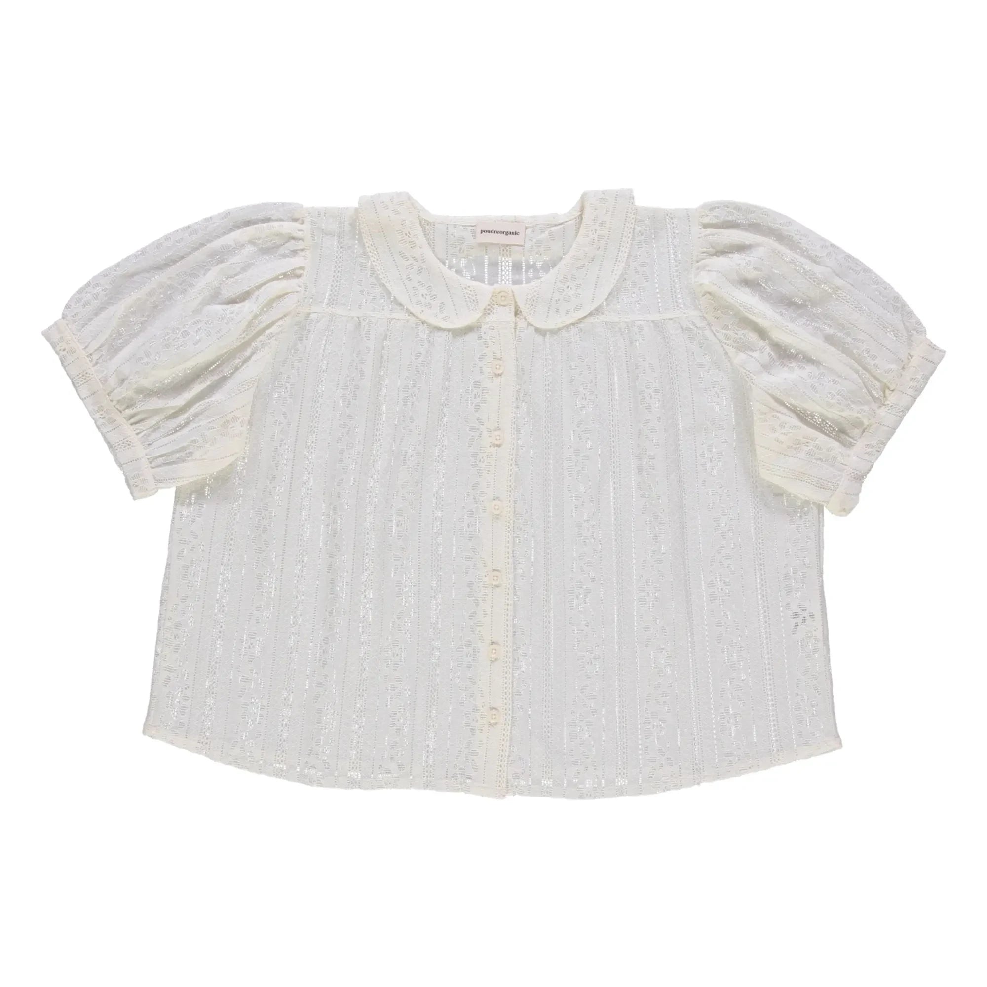 Poudre Organic - Ambre Spitzenbluse | Ecru