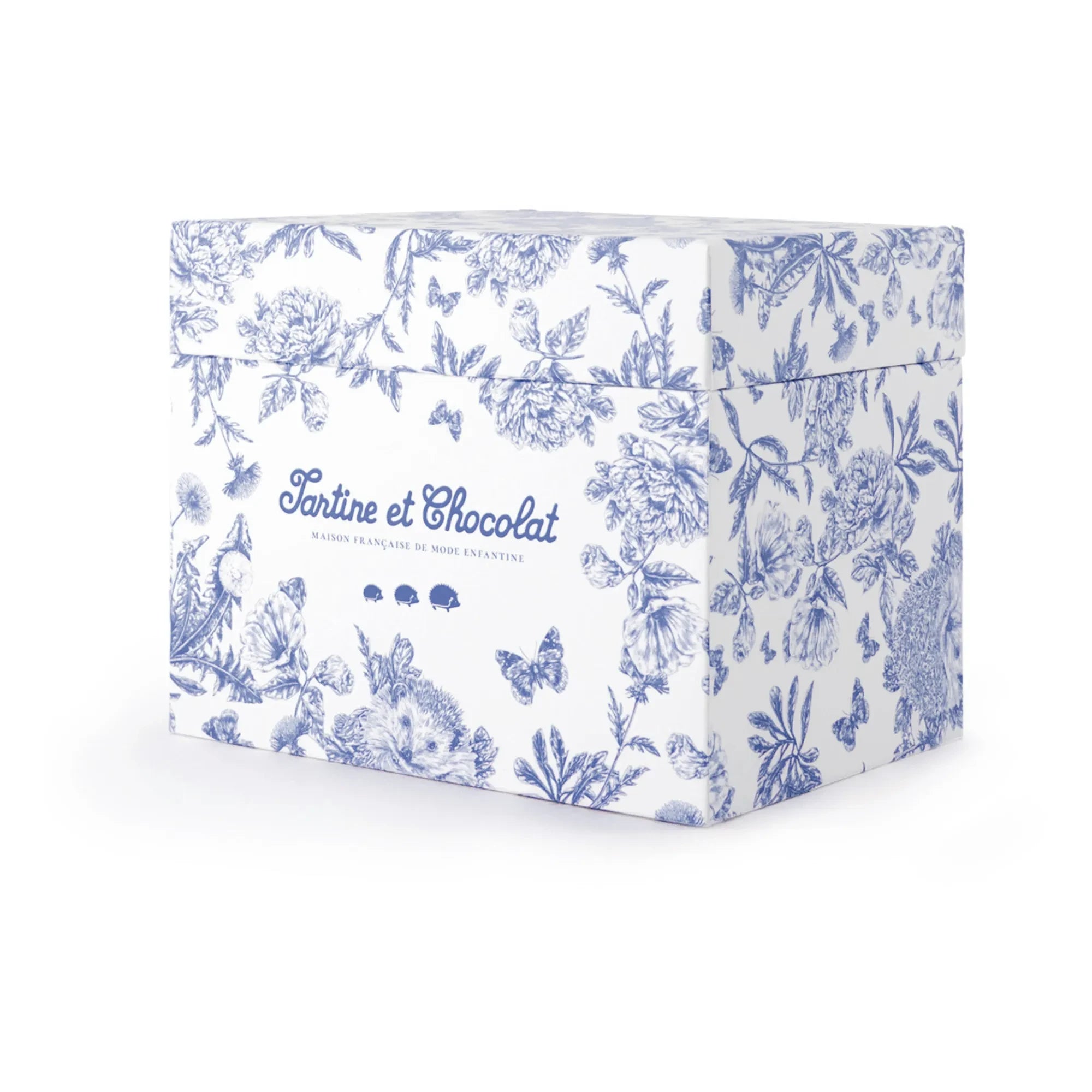 Tartine et Chocolat - Augustin Kaninchen-Spieluhr Toile de Jouy | Blau
