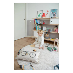 Lorena Canals - Fahrradkissen | Creme