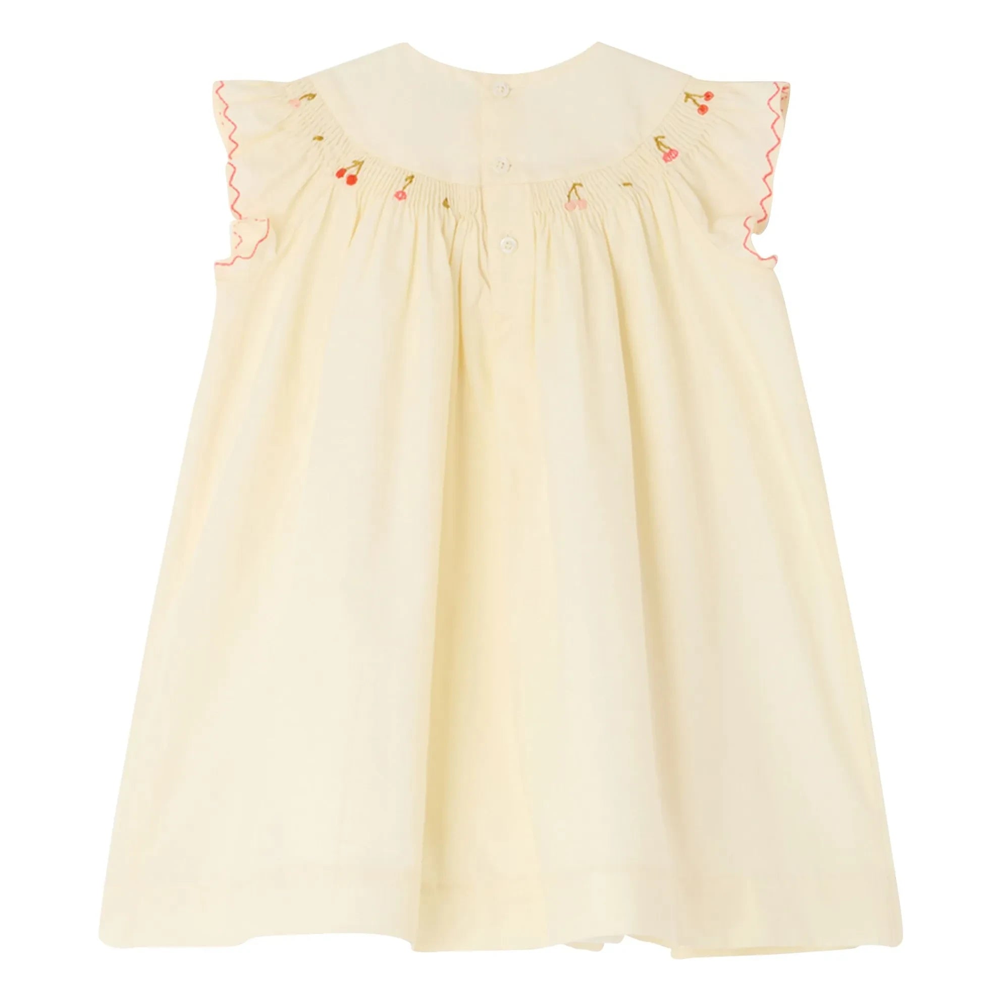Bonpoint - Amantine Kleid aus Bio-Baumwolle | Ecru