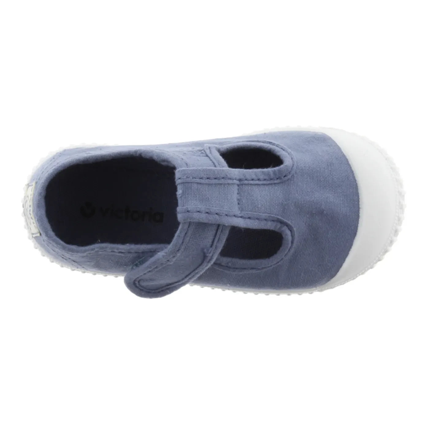 Victoria - Lona Klettverschluss-Sneaker-Sandalen | Blau