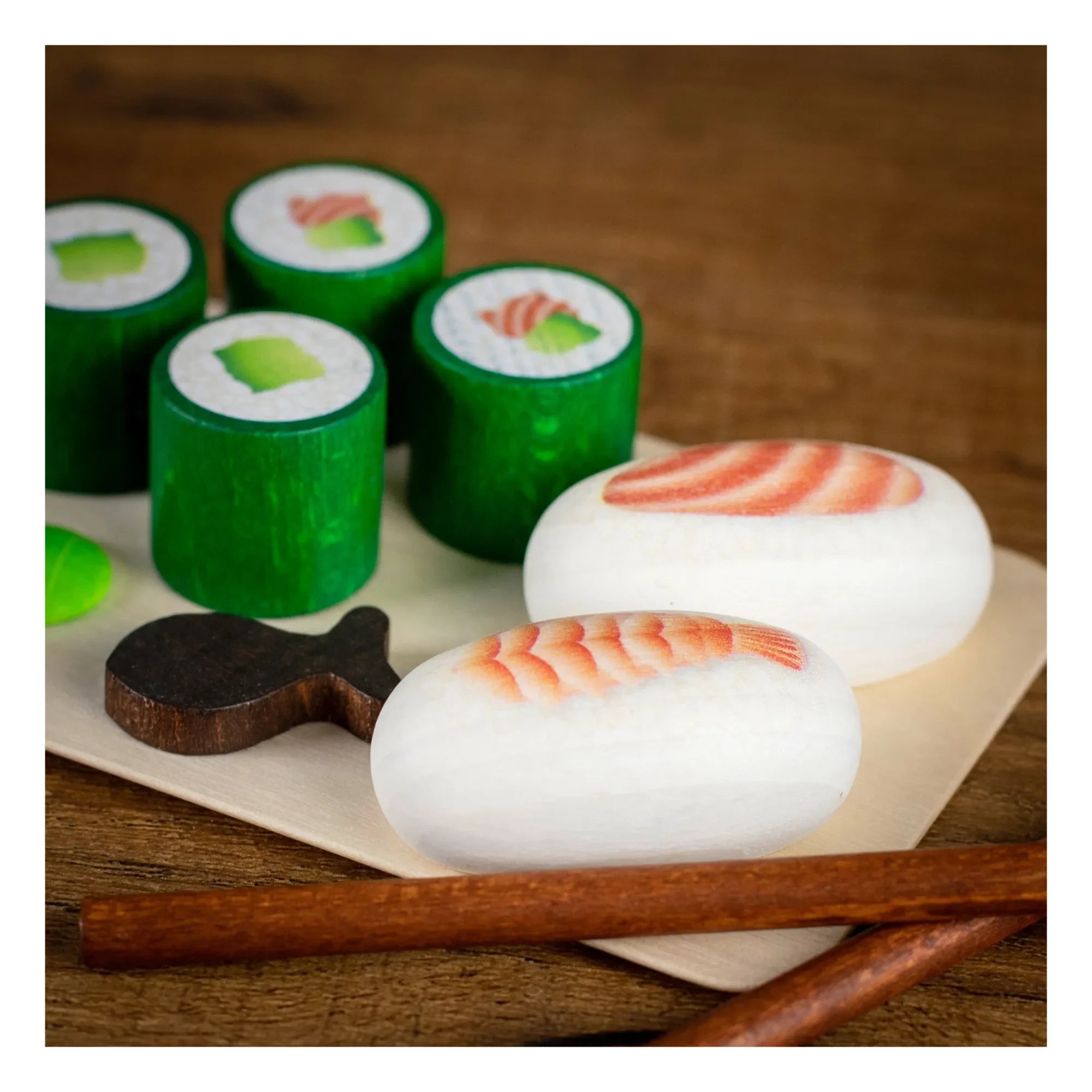 Erzi - Sushi-Teller Spielzeugset - 11 Teile