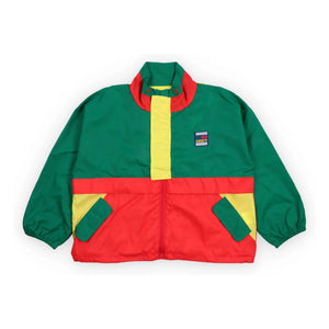 the new society - Pansy Colorblock Jacke | Grün