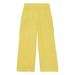 Bonton - Lauren Baumwoll-Musselin-Hose mit Taschen | Gelb