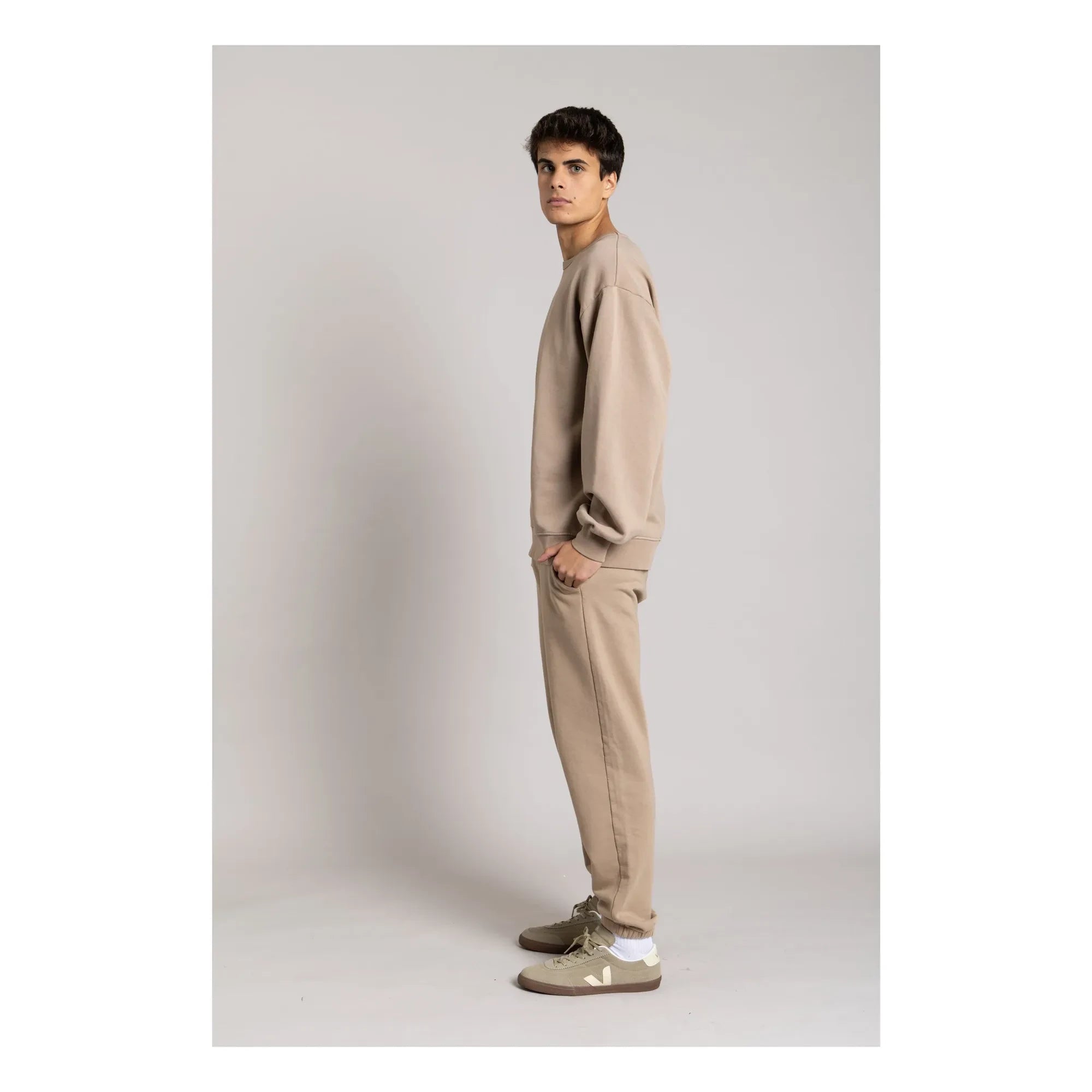 Smallable Man - Jogger Shuffle Bio-Baumwolle | Dunkelbraun