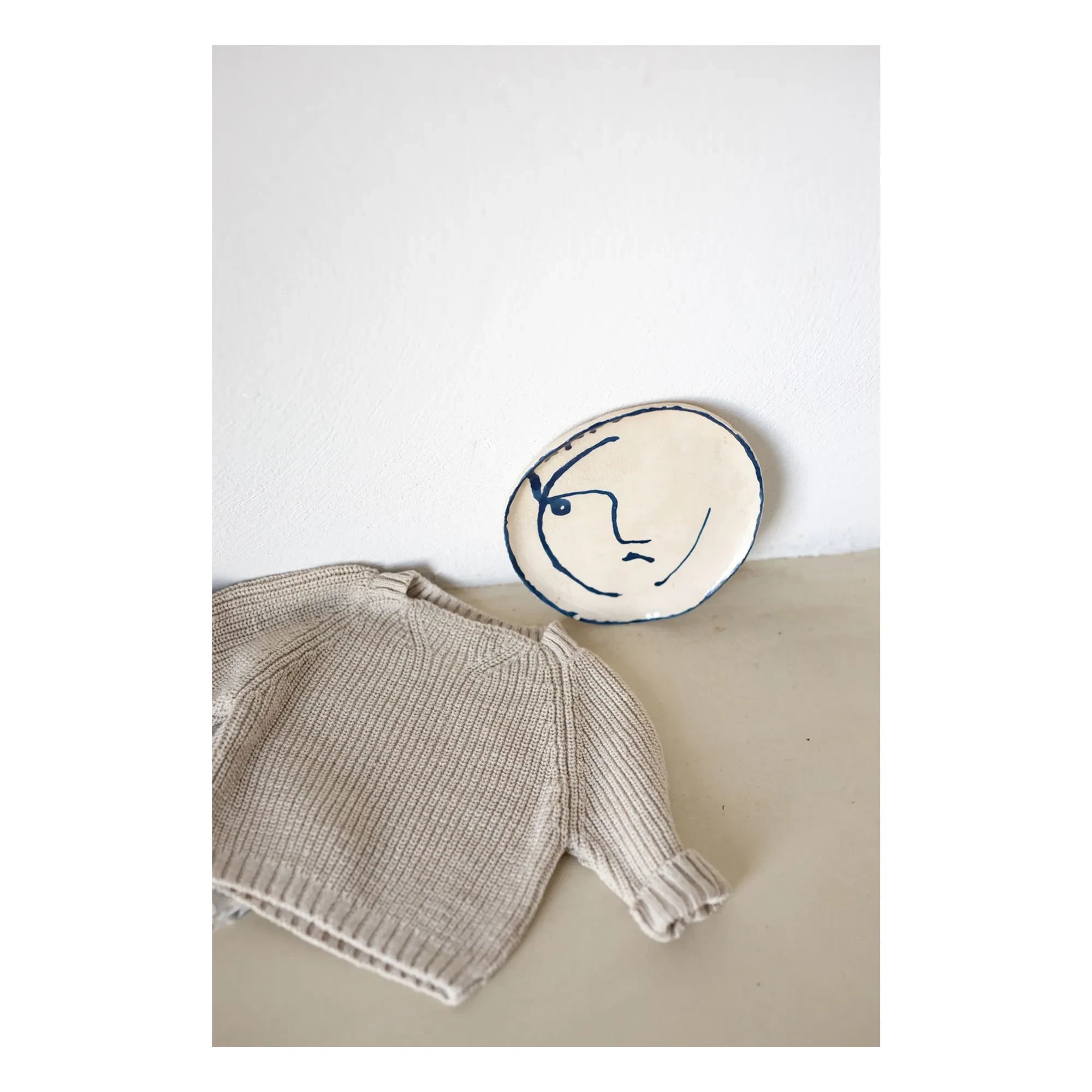 1+ in the family - Mola Leinenpullover | Beige