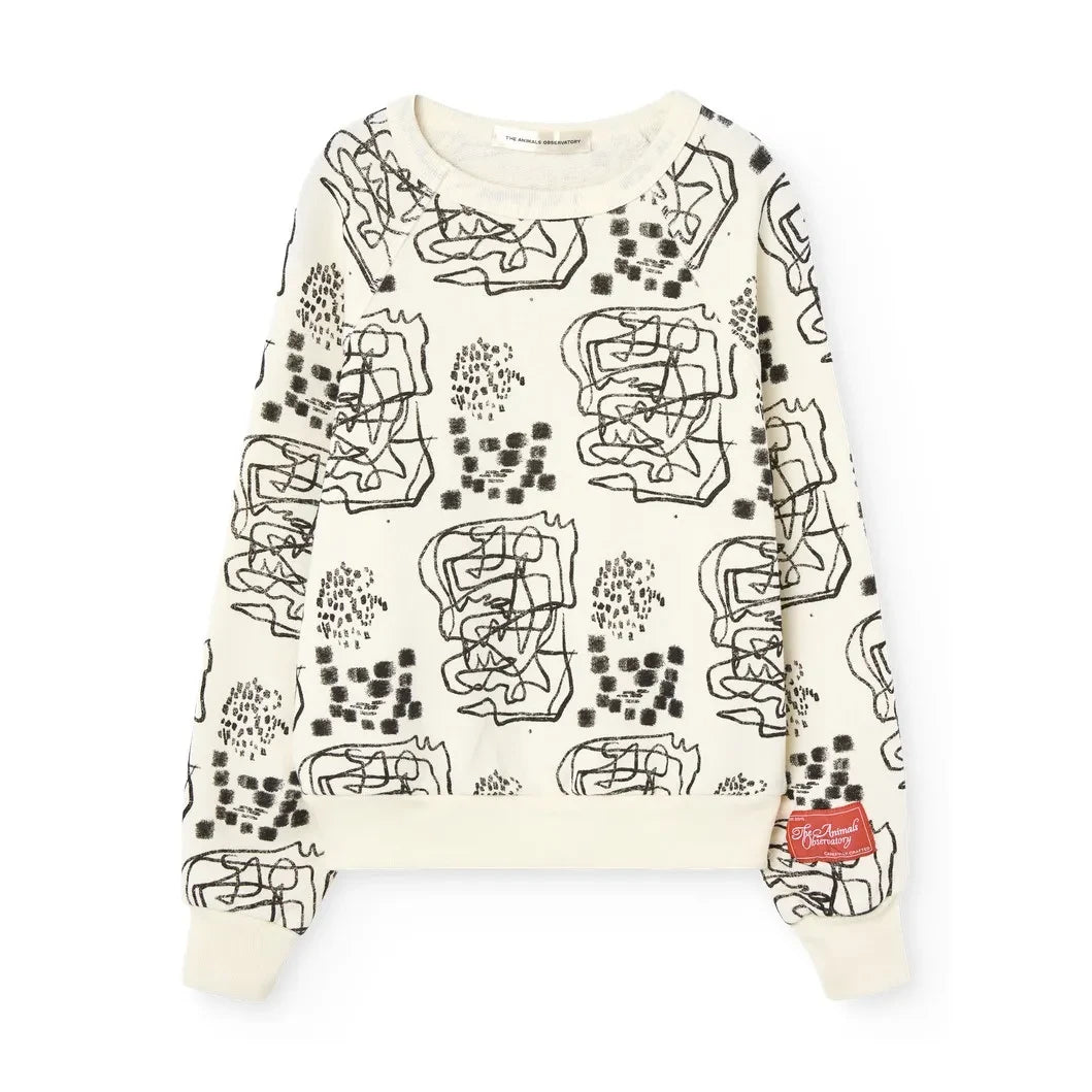 The Animals Observatory - Shark sweatshirt | Elfenbein