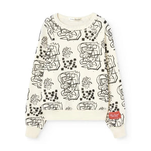 The Animals Observatory - Shark sweatshirt | Elfenbein