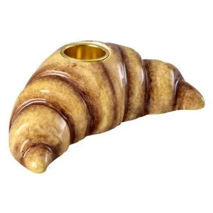 Rice - Croissantförmiger Keramik-Kerzenhalter | Beige