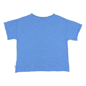 Búho - Muz Bio-Baumwoll-T-Shirt | Azurblau