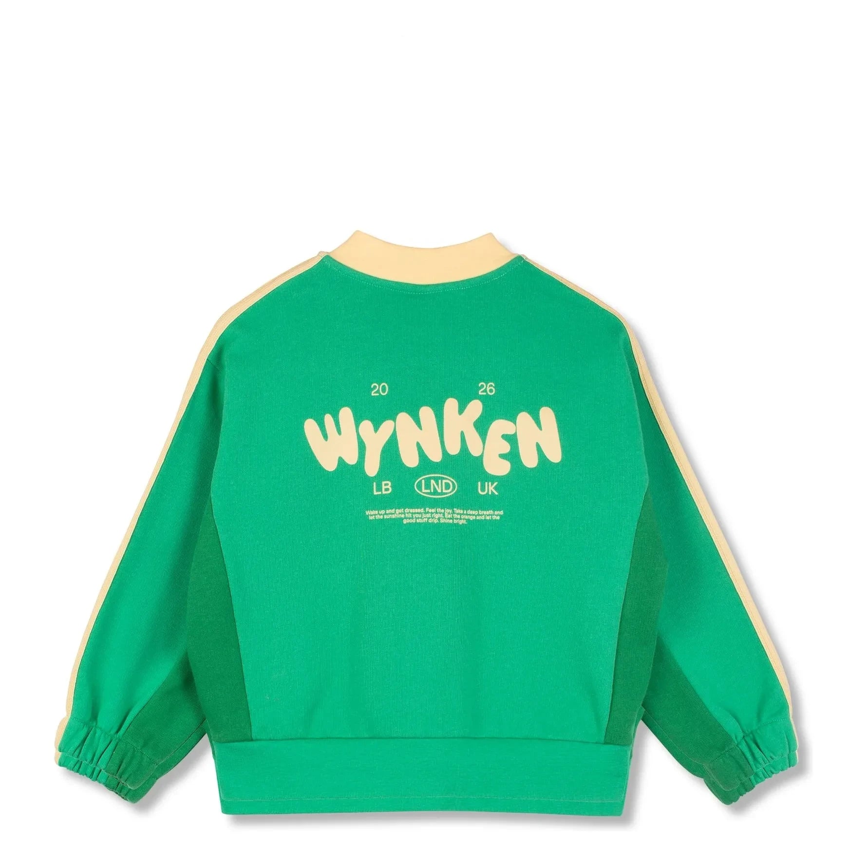 Wynken - Bio-Baumwoll-Kontrast-Bomberjacke | Grün