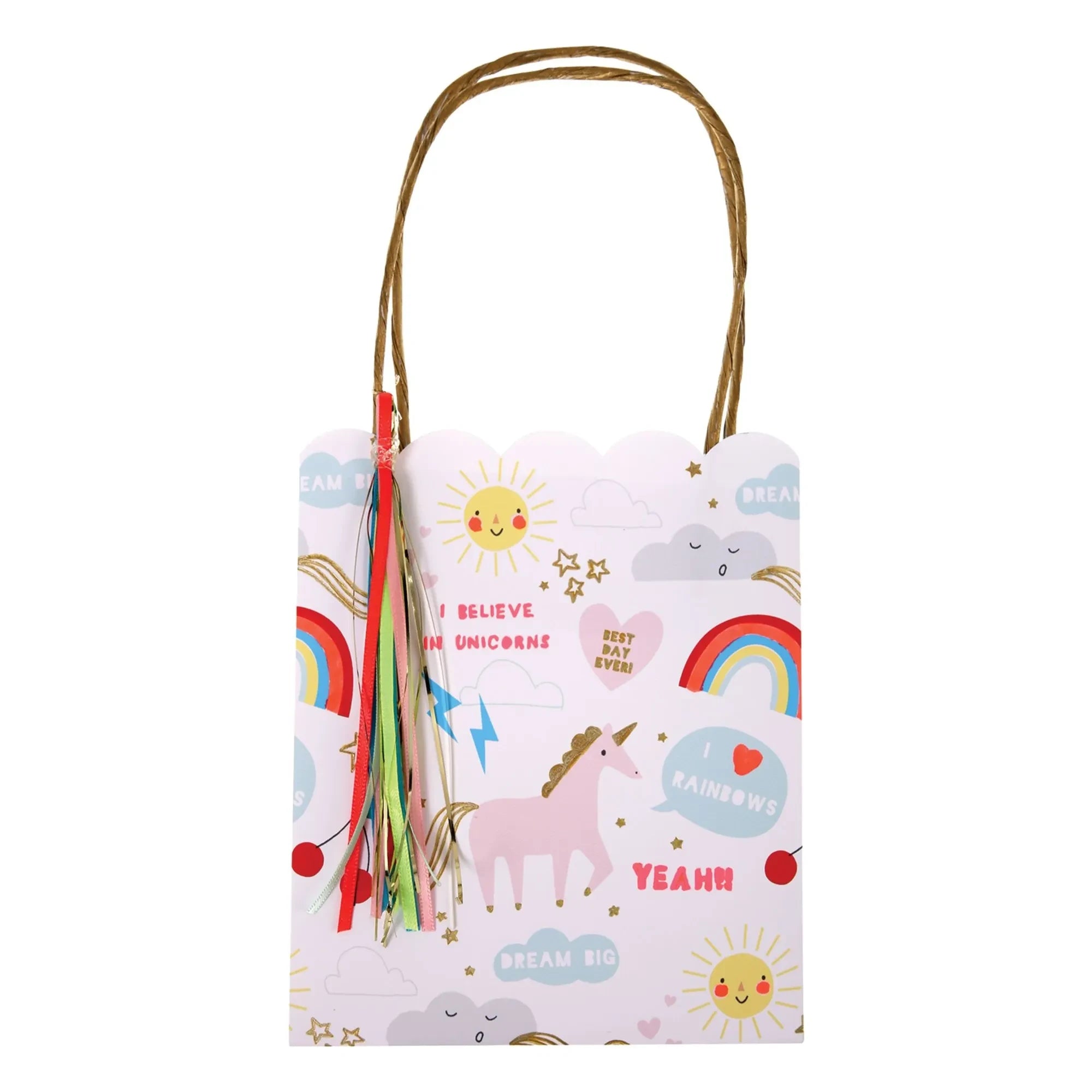 Meri Meri - I Believe in Unicorn Geschenktüten - 8er Set