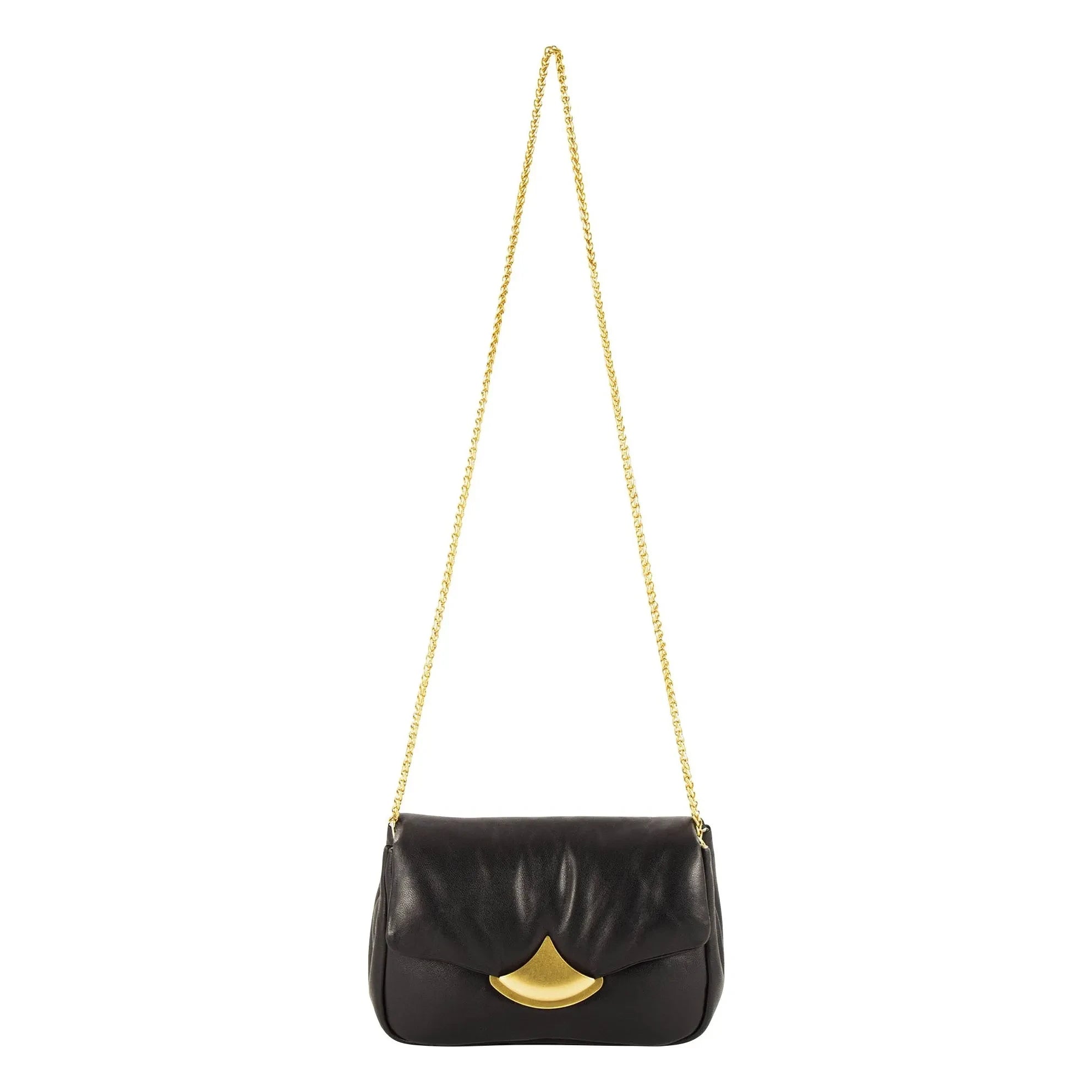 Sessùn - Diviluz Puffy Ledertasche | Schwarz