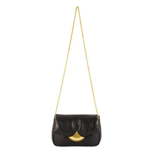Sessùn - Diviluz Puffy Ledertasche | Schwarz