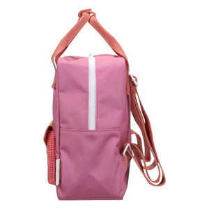 Sticky Lemon - Kleiner Umschlag-Rucksack | Koralle