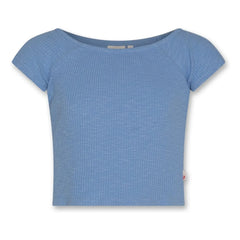 AO76 – Banu Recycelte Baumwolle Crop Top | Blau