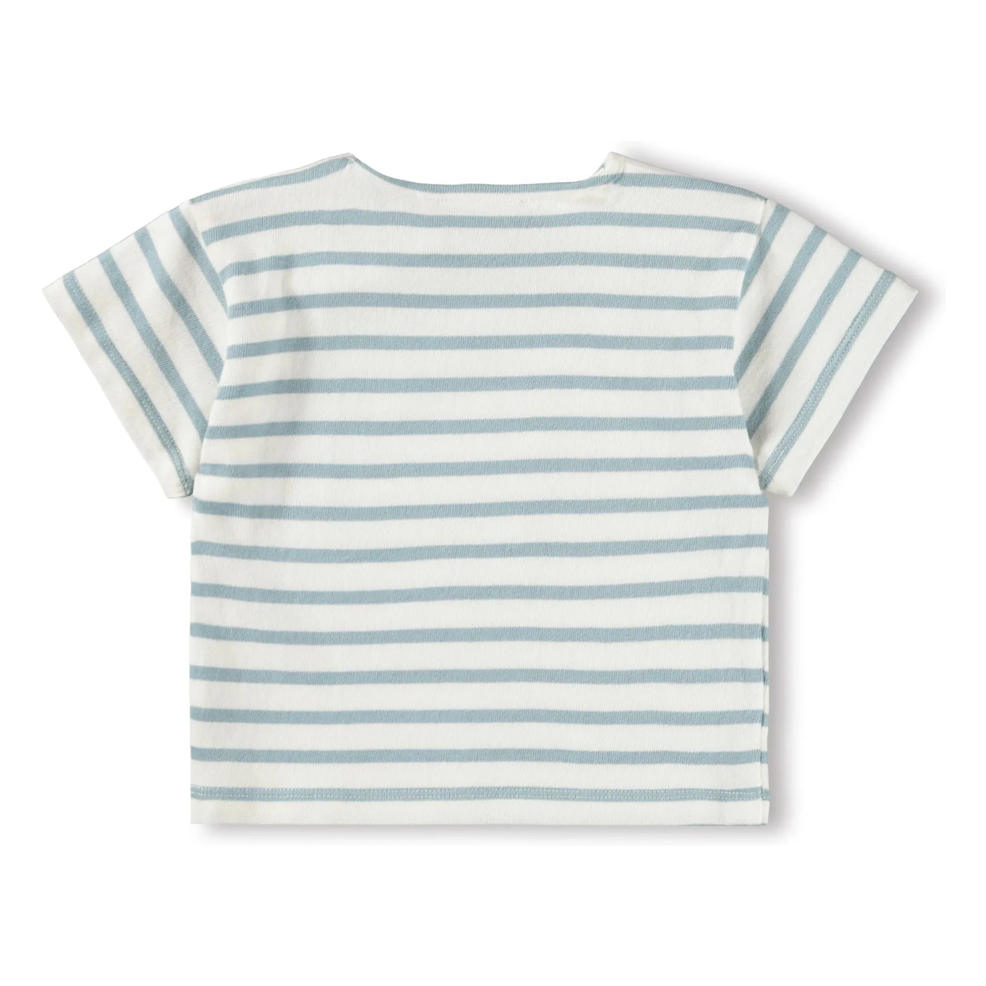 Molo - Eivor Gestreiftes Bio-Baumwoll-T-Shirt | Weiß