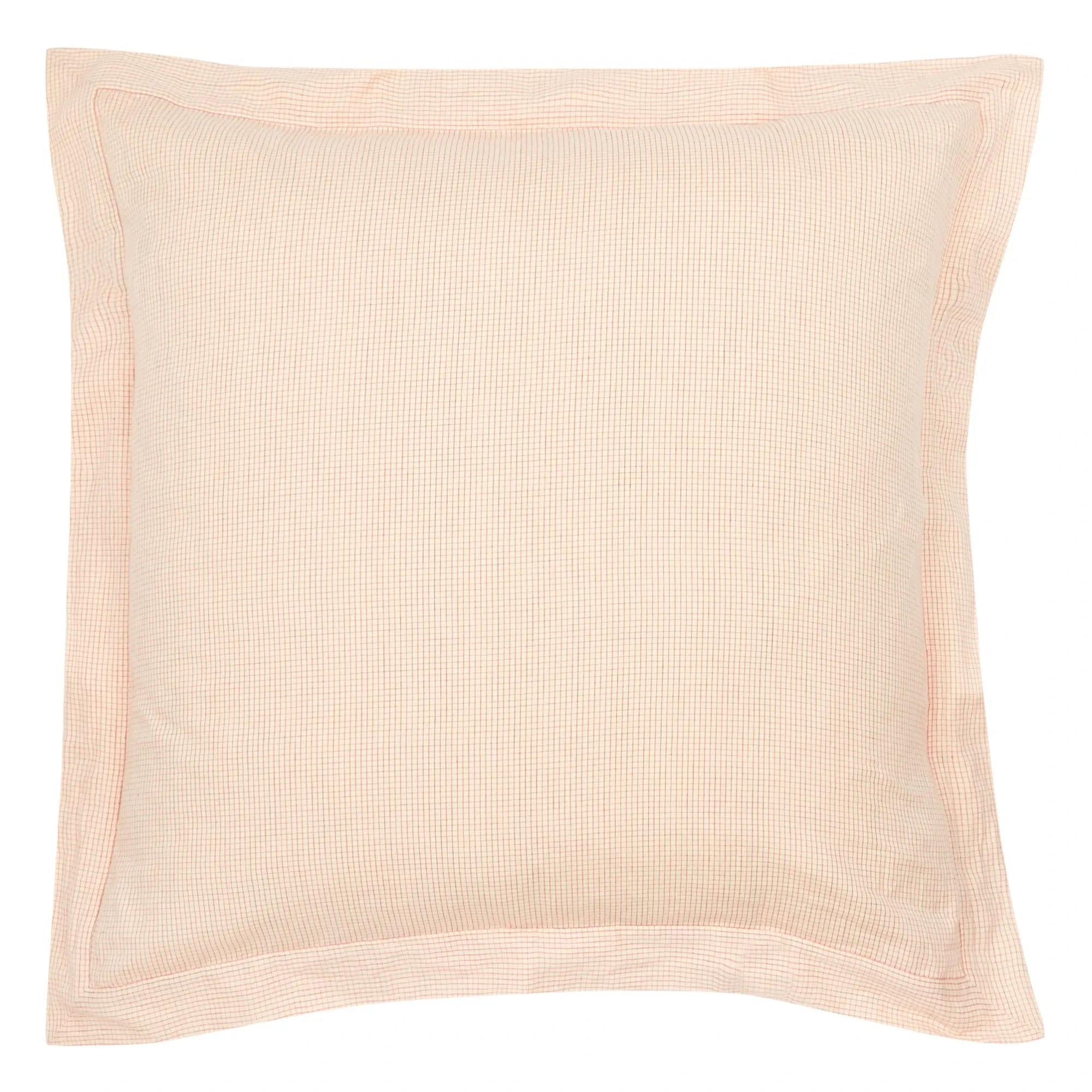 Scarlette Ateliers – Grace handgewebtes Baumwollkissenbezug-Set – 2-teilig | Rot
