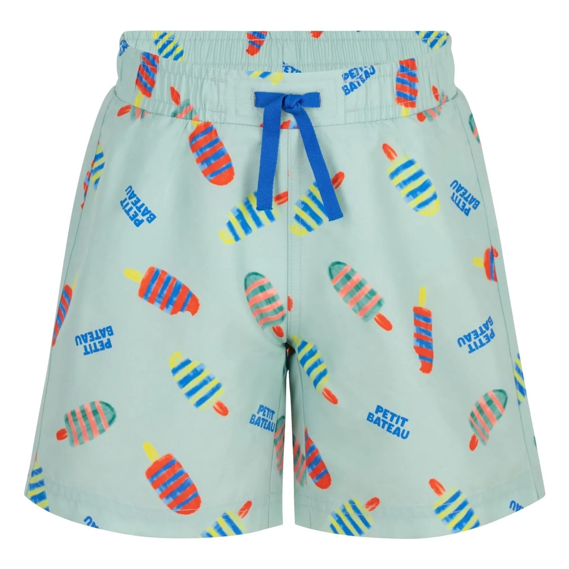 Petit Bateau - Glaces Badeshorts aus recyceltem Fasermaterial | Türkis