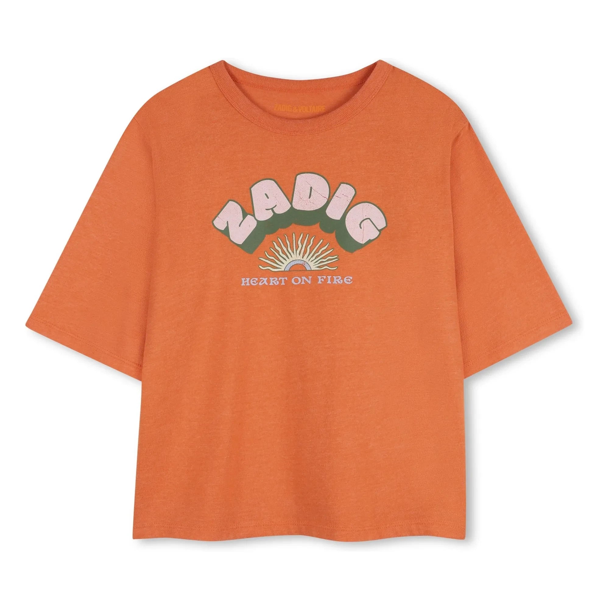 Zadig & Voltaire - Feuer in meinem Herz T-Shirt | Orange